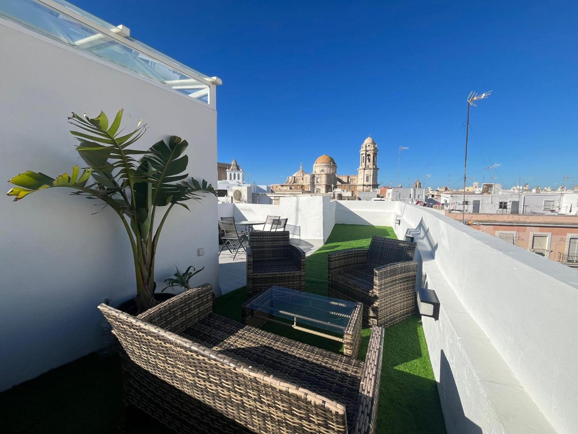 Apartmán Hidden Gem Penthouse El Meson Cádiz Exteriér fotografie